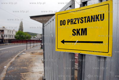 Sopot Wyscigi. Remont przystanku Szybkiej Kolei Miejskiej.
13.05.2010
fot....