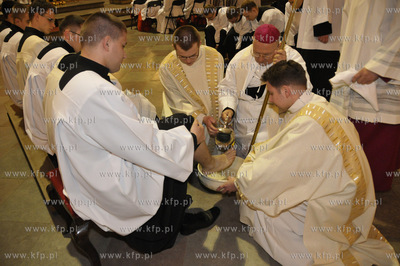 Msza Wieczerzy Panskiej w Wielki Czwartek w bazylice...