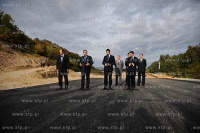 Gdansk. Budowa drogi ekspresowej S7 - Poludniowej Obwodnicy...