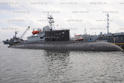 Port Marynarki Wojennej Gdynia. Okret podwodny ORP...