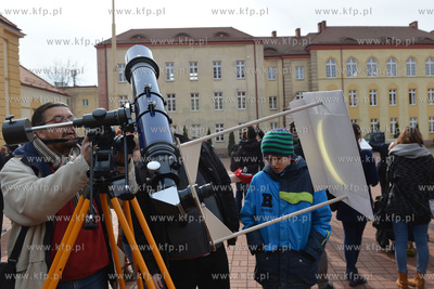 Happening astronomiczny w Akademii Marynarki Wojennej...