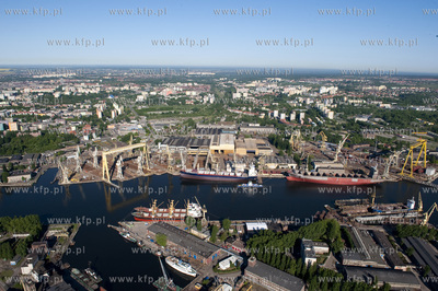 Stocznia Szczecinska z lotu ptaka. 13.05.2009 fot....