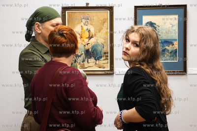 Wernisaż wystawy malarstwa Mariana Mokwy w Pruszczu...