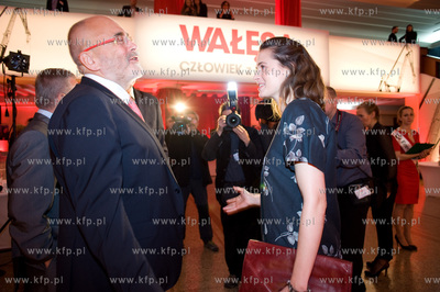 Pierwszy oficjalny polski pokaz filmu Andrzeja Wajdy...