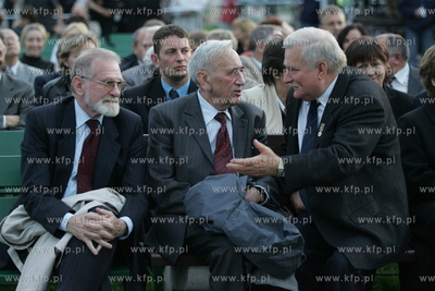 Gdansk, spektakl z okazji rocznicy podpisania porozumien...