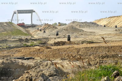 Budowa Obwodnicy Poludniowej Gdanska - wezel Straszyn.06.05.2011Fot....