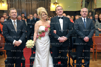 Ostatni slub w roku w gdanskim Urzedzie Stanu Cywilnego...