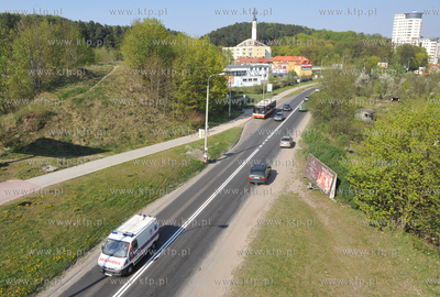 Ulica Slowackiego w Gdansku na pograniczu Wrzeszcza...