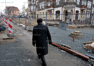 Remont i rewitalizacja ulicy Wajdeloty w Gdansku Wrzeszczu....