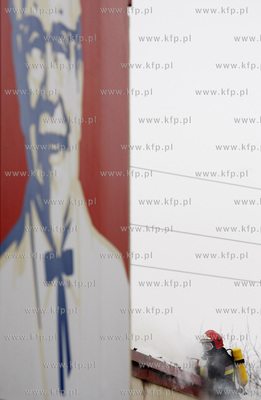 Sopot. Pozar restauracji KFC. 04.03.2009 fot. Krzysztof...