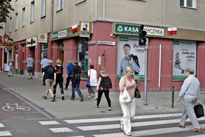 Gdansk. Oddzial Skok Stefczyka na skrzyzowaniu al....