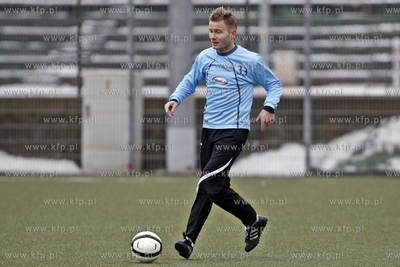 Gdansk. Boisko przy ul. Traugutta.  Noworoczny mecz...