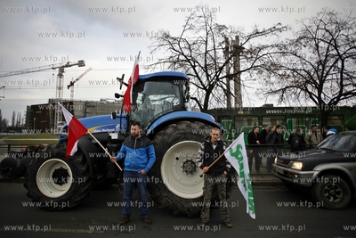 Protest pomorskich rolnikow w Gdansku pod haslem Aby...