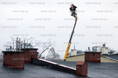 Gdansk Letnica. Akcja uwalniania trzech osob uwiezionych...