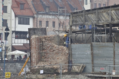 Spichlerz Woli Leb na Wyspie Spichrzow w Gdansku. 19.02.2014...