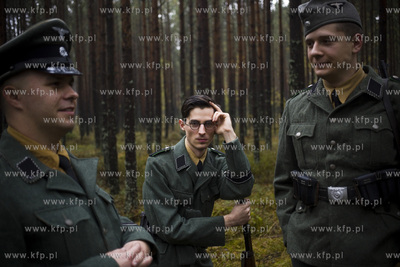 Lasy piaśnickie koło WejherowaPlan zdjęciowy filmu...