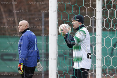 Gdansk. Boisko przy ul. Traugutta.  Noworoczny mecz...