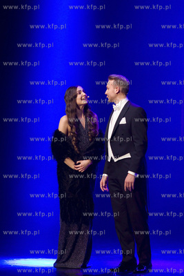 Włoska noc. Gala Sylwestrowo-noworoczna. Nz. Ewa Prus,...