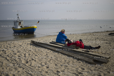 Okolice przystani rybackiej w Sopocie.
14.03.2017
fot....