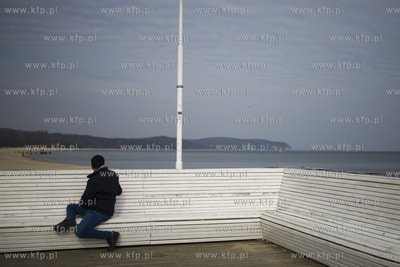 Molo w Sopocie.
14.03.2017
fot. Krzysztof Mystkowski...