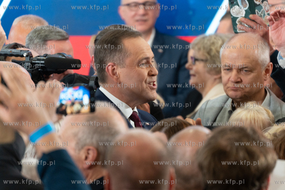 Gdańsk. Historyczna sala BHP. Wieczór wyborczy Karola...