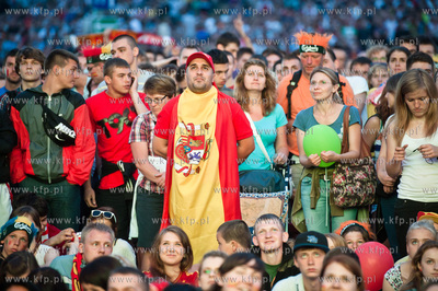 Gdansk. Fanzone - Strefa Kibica. Relacja meczu finalowego...