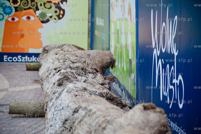 Gdansk. Budowa Osiedla Wolne Miasto Gdansk przy ulicy...