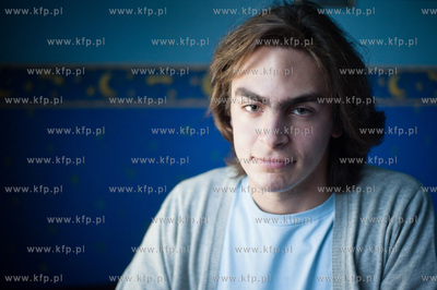 Gdansk. Przemek Szalinski, pomyslodawca akcji charytatywnej...