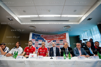 Gdansk. Hotel Mercure. Konferencja prasowa poprzedzajaca...