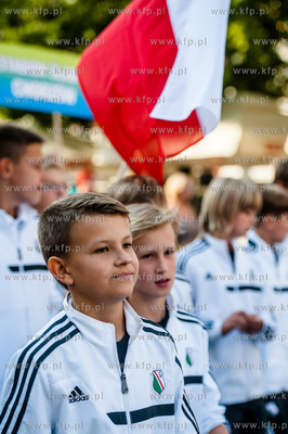 Gdansk. Dlugi Targ. Parad zawodnikow uczestniczacych...
