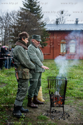Gdansk. Teren przy Sali BHP. Obchody jubileuszu 15-lecia...