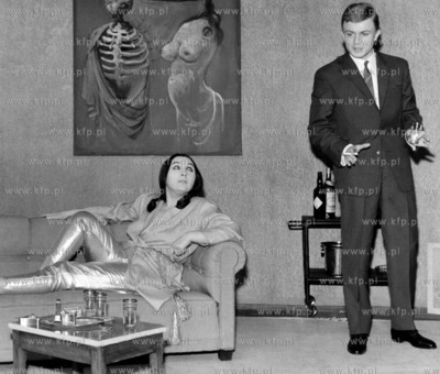 Scena Kameralna Teatru Wybrzeze w Sopocie. Spektakl...