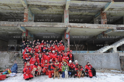 Nadole nad Jeziorem Zarnowieckim. Cwiczenia ratownikow...