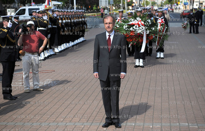 Gdynia. Swieto Marynarki Wojennej. Uroczystosc zmiany...