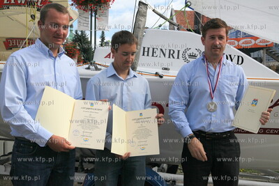 Sopot. Plac Przyjaciol Sopotu. Prezydent Jacek Karnowski...