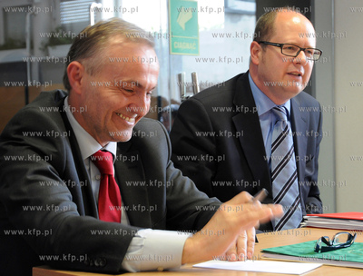 U prezydenta Gdyni Wojciecha Szczurka goscil prezydent...