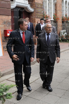 Sopot. Przebywajacy na zaproszenie Ministerstwa Spraw...