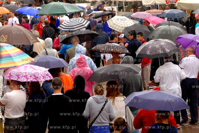 Ulewa ktora przeszla nad Gdanskiem nie pozwolila turystom...
