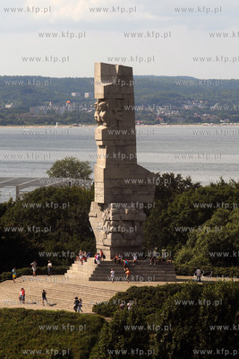 Pomnik Obroncow Wybrzeza na Westerplatte w Gdansku...