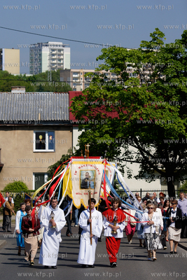 Procesja Bozego Ciala parafii sw. Maksymiliana Kolbe...