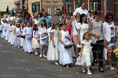 Procesja Bozego Ciala w Starogardzie Gdanskim. 30.05.2013...