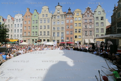 Otwarcie 753 Jarmarku św. Dominika w Gdansku. Podczas...