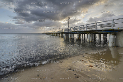 Gdynia. Molo w Orlowie. 06.01.2016 fot. Fot.Jan harb...