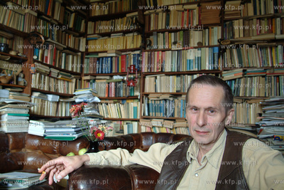 Andrzej Waskiewicz - poeta z Gdanska. 27.09.2002 fot....