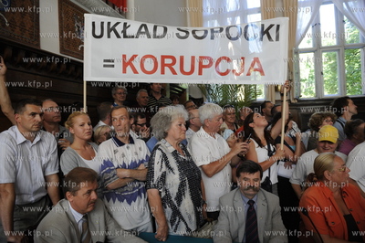 Sesja Rady Miasta Sopotu. Spotkanie dotyczylo glownie...