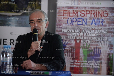 39 Festiwal Filmowy w Gdyni. Spotkanie z Slawomir Idziak....