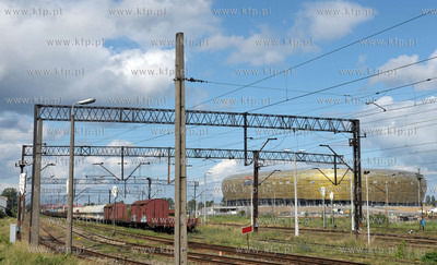 PGE ARENA w Gdansku. Widok z Kolonii Uroda. 
20.06.2011
fot....