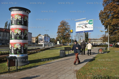 Gdańsk Wrzeszcz. Aleja Grunwaldzka i skwer w okolicach...