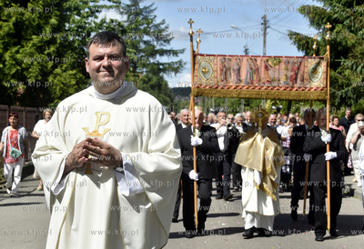 Procesja Bożego Ciała parafii p.w. Maksymiliana Kolbe...
