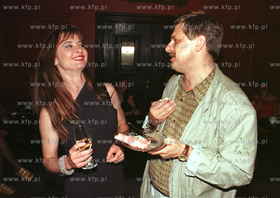 Beata Pozniak i Maciej Korwin na bankiecie po Festiwalu...